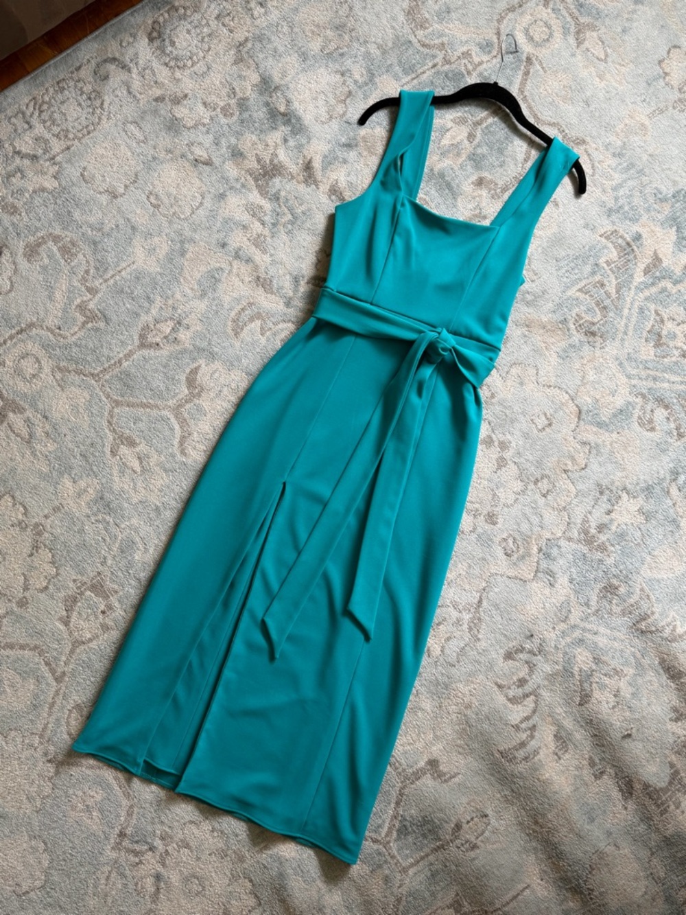 Show Me Your MuMu Midi Dress with Waist Tie